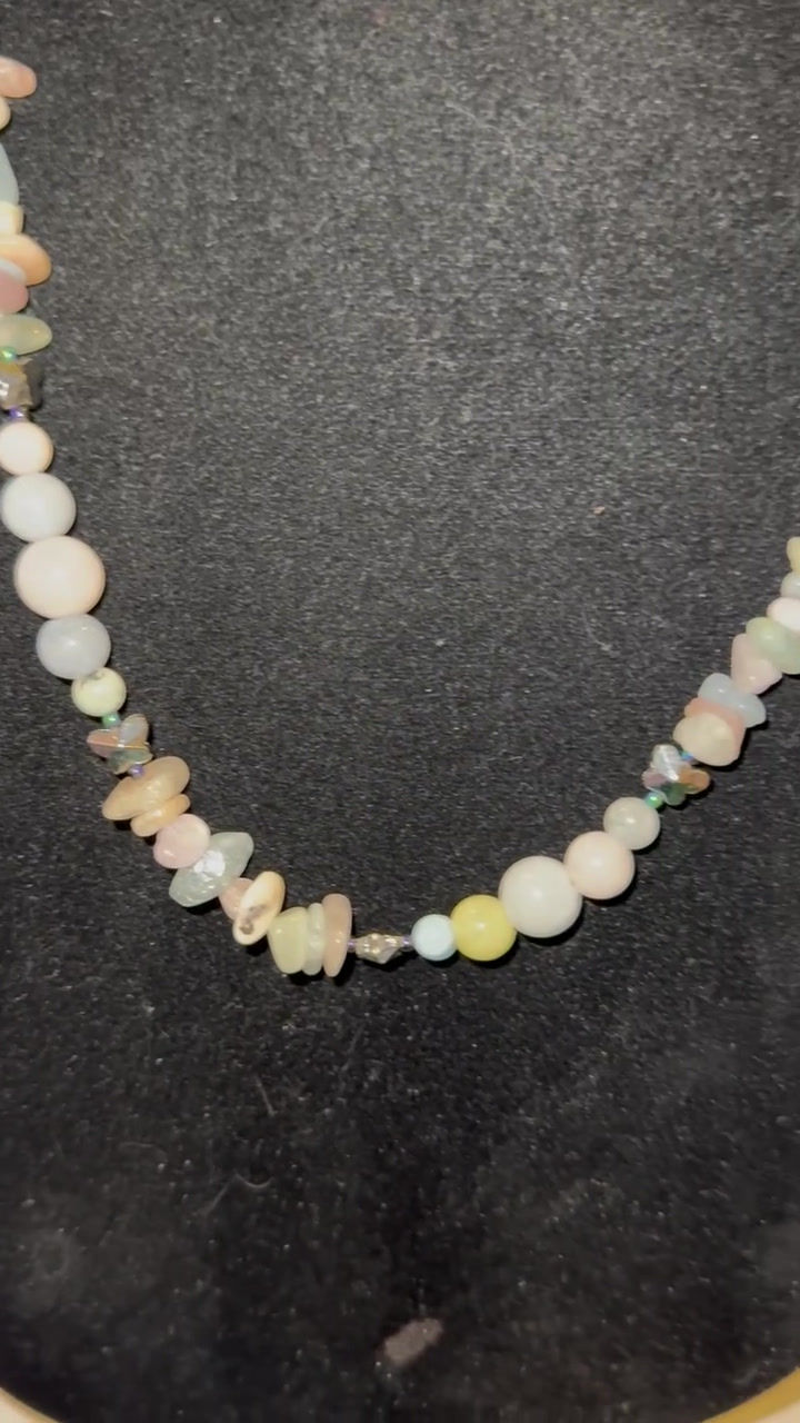 Thumbnail: Morganite, Handmade, Necklace, Bracelet, Earring, Jewelry Set