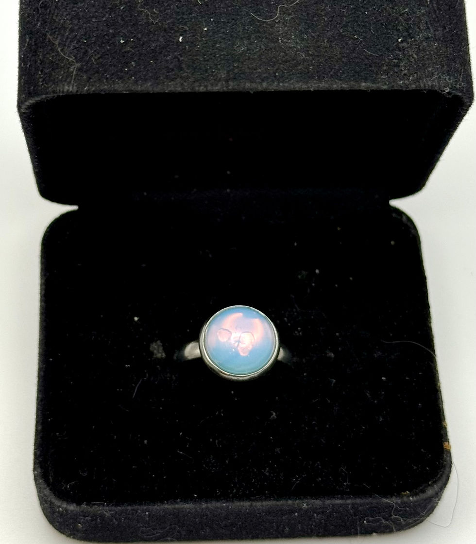 Thumbnail: Opal, Round, Adjustable, Rings