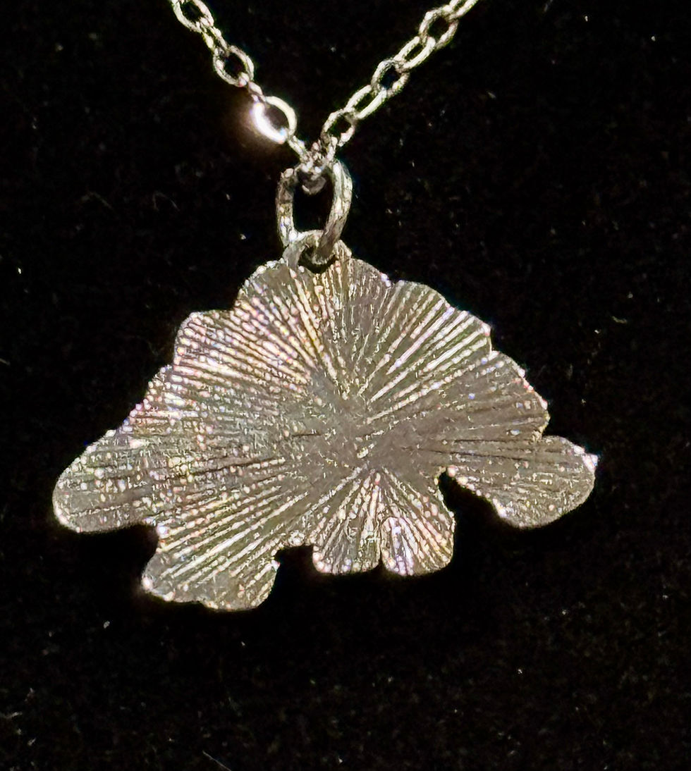 Thumbnail: Dinosaur, Skeleton, Brown, Silver, Pendant, Necklace