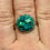 Thumbnail: Turquoise, Dyed, Magnesite, Moonstone, Silver, Adjustable, Ring
