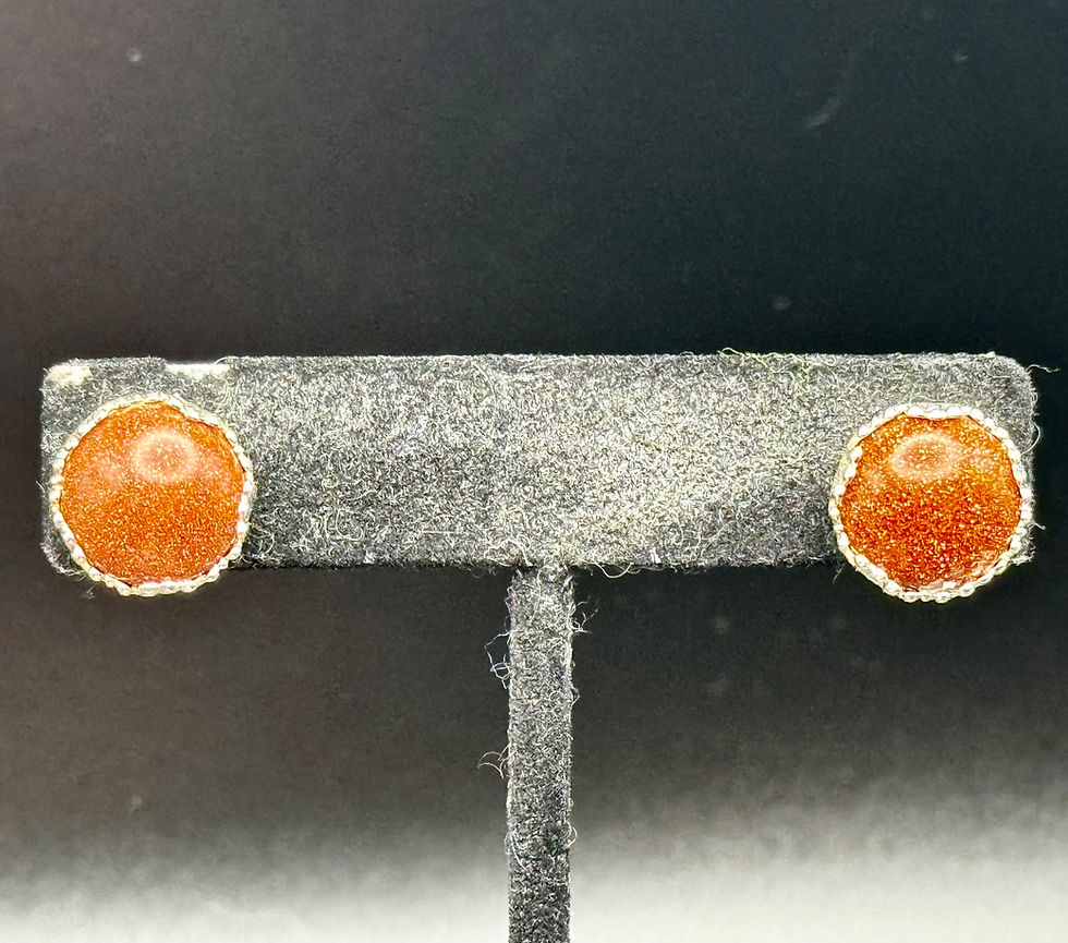 Thumbnail: Goldstone, Post, Earrings