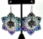 Large, Iridescent , Tree, Dangle, Earrings - SerenityGraceJewelry