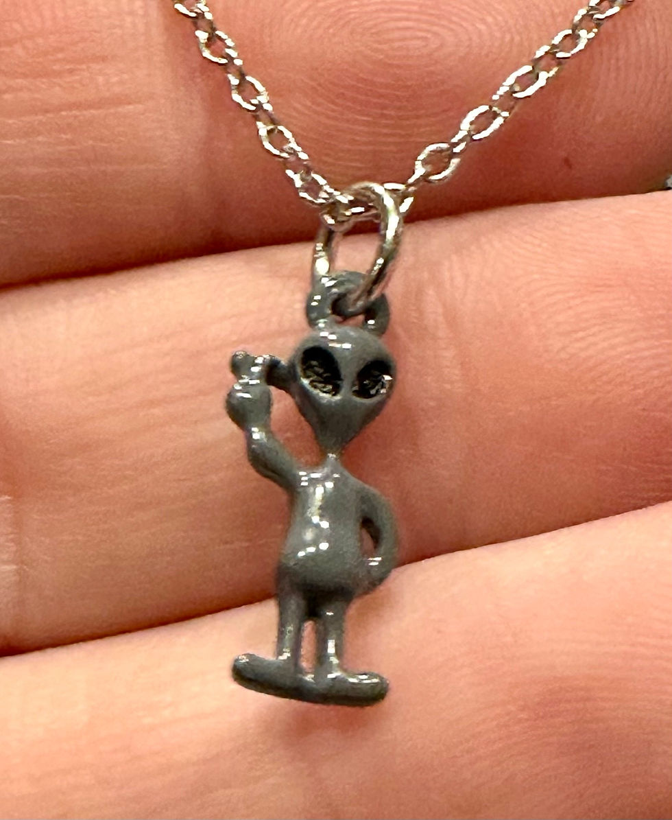 Thumbnail: Colored, Alien, Pendant, Necklace