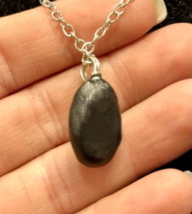 Thumbnail: Agate, Big, Small, Oval, Pendant, Necklace