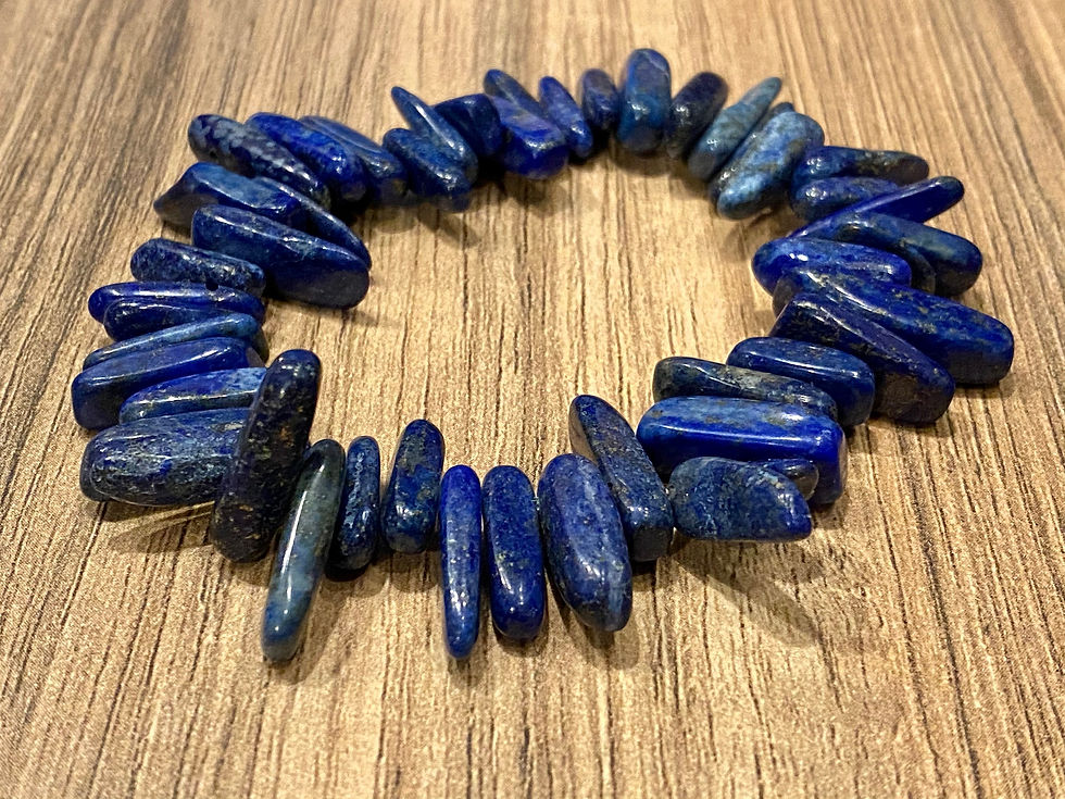 Thumbnail: Lazurite, Sunstone, Tourmalated Quartz, Adjustable, Gemstone, Bracelet