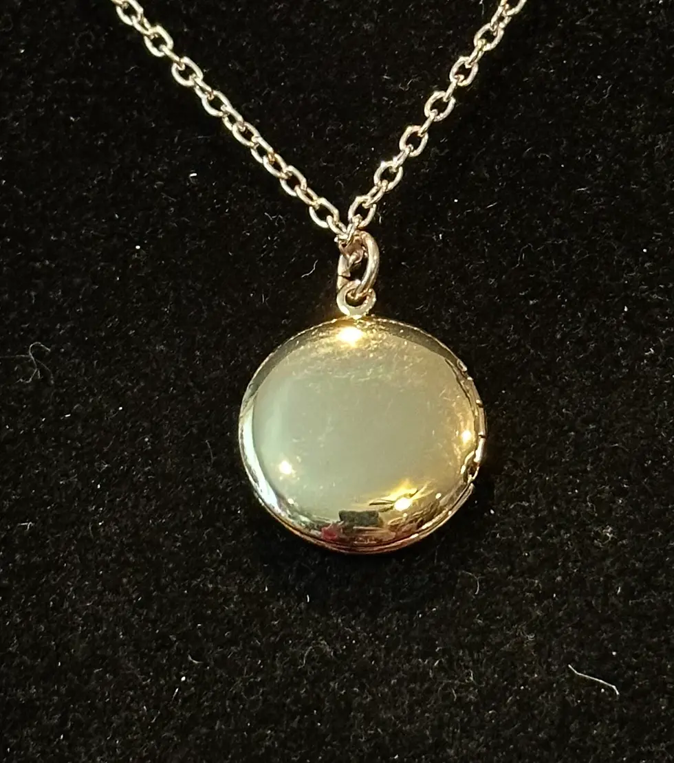 Thumbnail: Rose Gold, Round, Rose, Locket, 18 Inch Necklace, 24 Inch Necklace