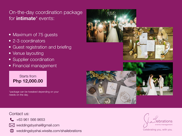 Event coordination packages