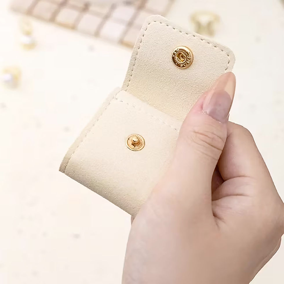 Thumbnail: Personalised Mini Travel Jewellery Roll