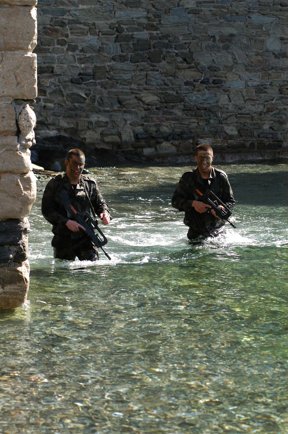 Chasseurs alpins
à l'entrainement tactique