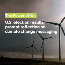 A line of wind turbines