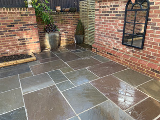 Patio in Raj sandstone