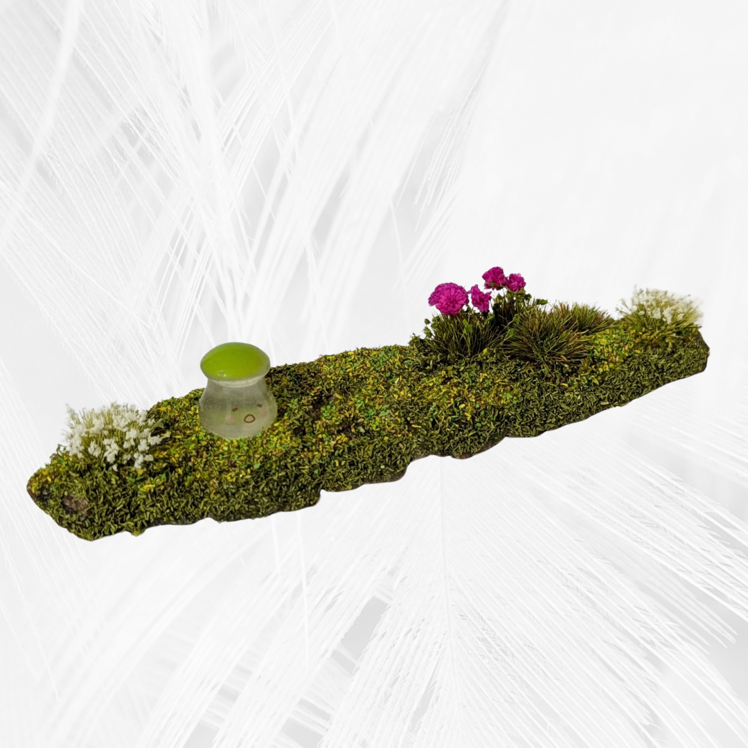 The Hidden Glen - Miniature Toadstool & Moss Diorama