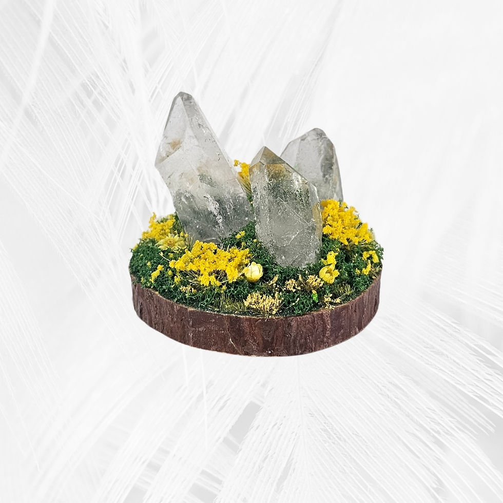 Thumbnail: Solar Flare Quartz Meadow Diorama