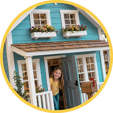 Indoor reading playhouse