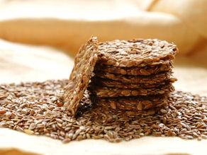 Simple Flax Seed Crackers