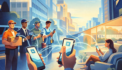 Imagen Workelp “Modern Flat Illustration
