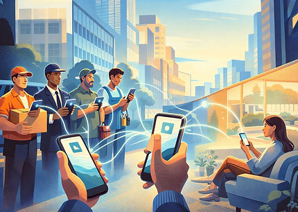 Imagen Workelp “Modern Flat Illustration