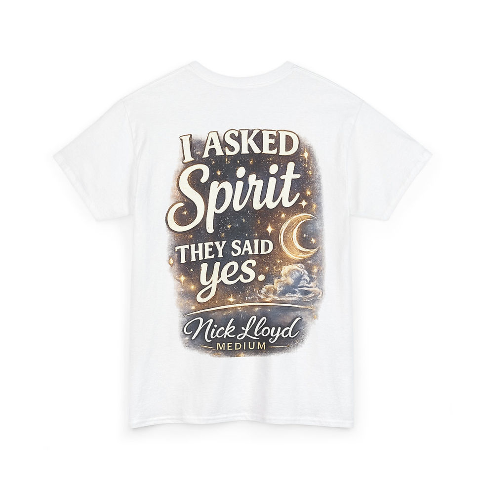 Thumbnail: Spiritual Message T‑Shirt — "I Asked Spirit They Said Yes"