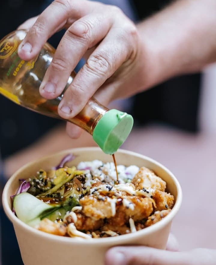 Arranged Food and Objects