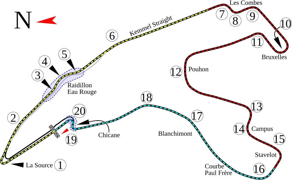 Spa-Francorchamps (Belgique)