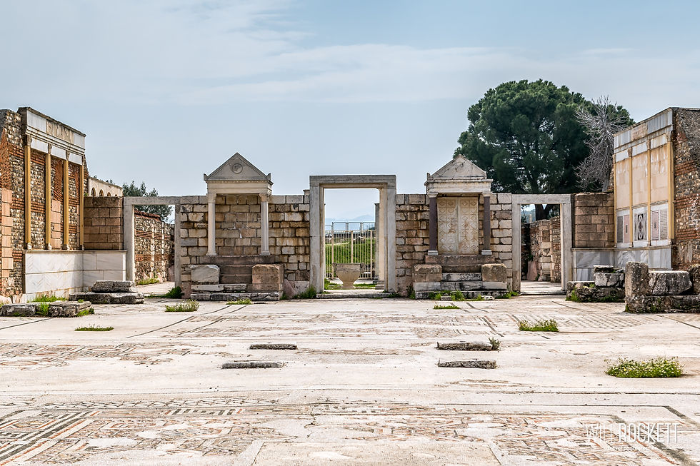 Synagogue in Sardis, east entrance