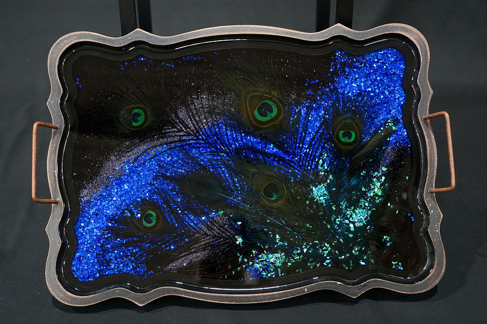 Thumbnail: Peacock Serving Tray