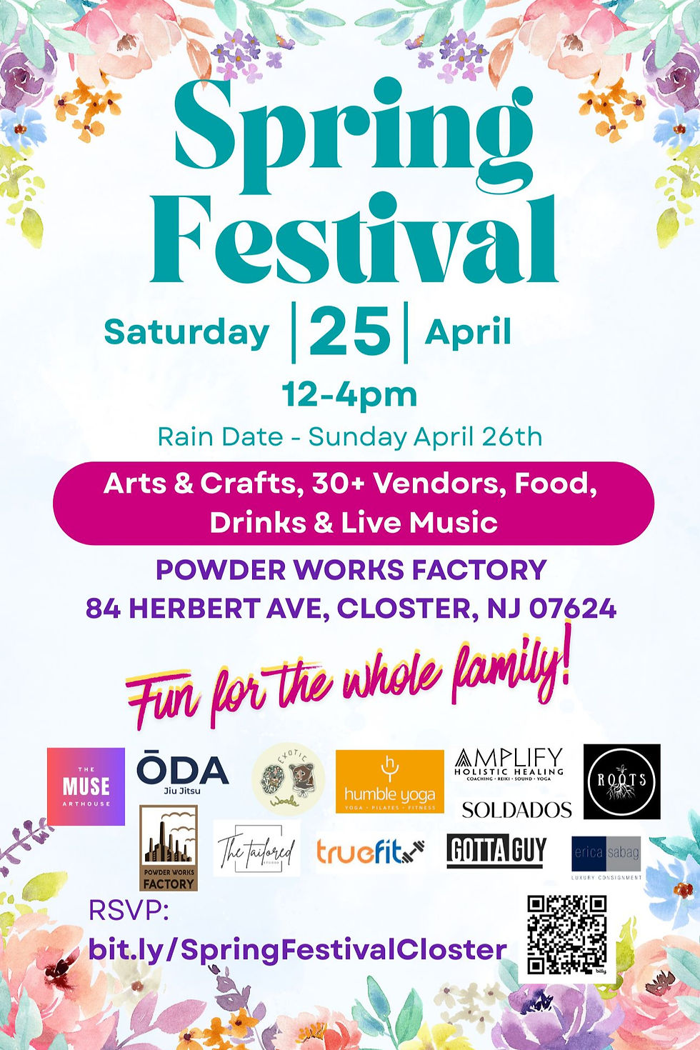 Spring Festival!! Saturday, April 25 12 - 4 PM