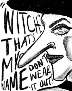 "Witch," digital illustration, 2021, various sizes