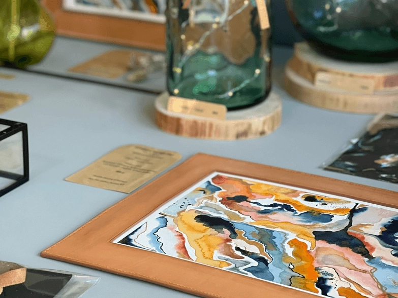 Atelier aquarelle et cuir