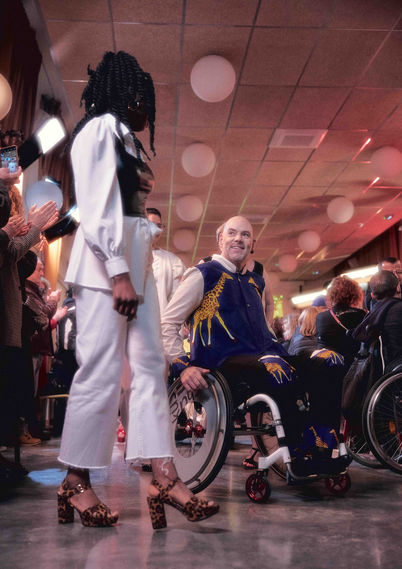 Présentation mode dans une salle événementielle privatisable à Paris.