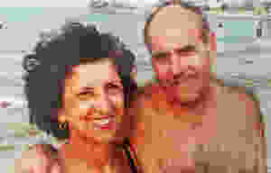Léon et Jeanne face à la plage