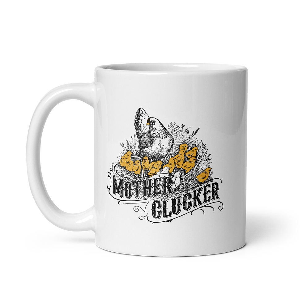 Thumbnail: Mother Clucker Vintage Chicken Mug