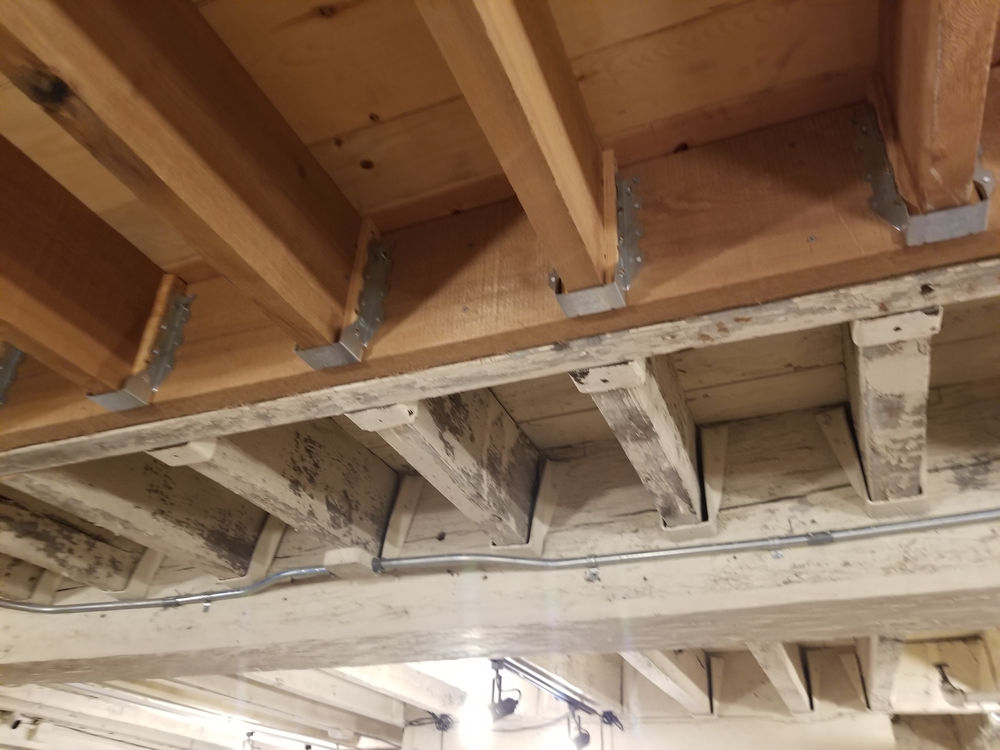 Old Joists Meet New Joists in Old Town Alexandria