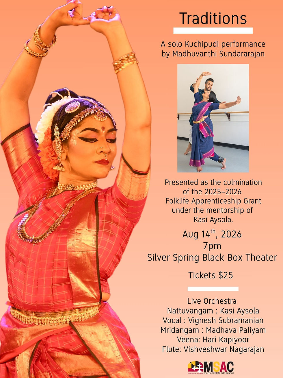 TRADITIONS: A Solo Kuchipudi Performance by Madhuvanthi Sundararajan
