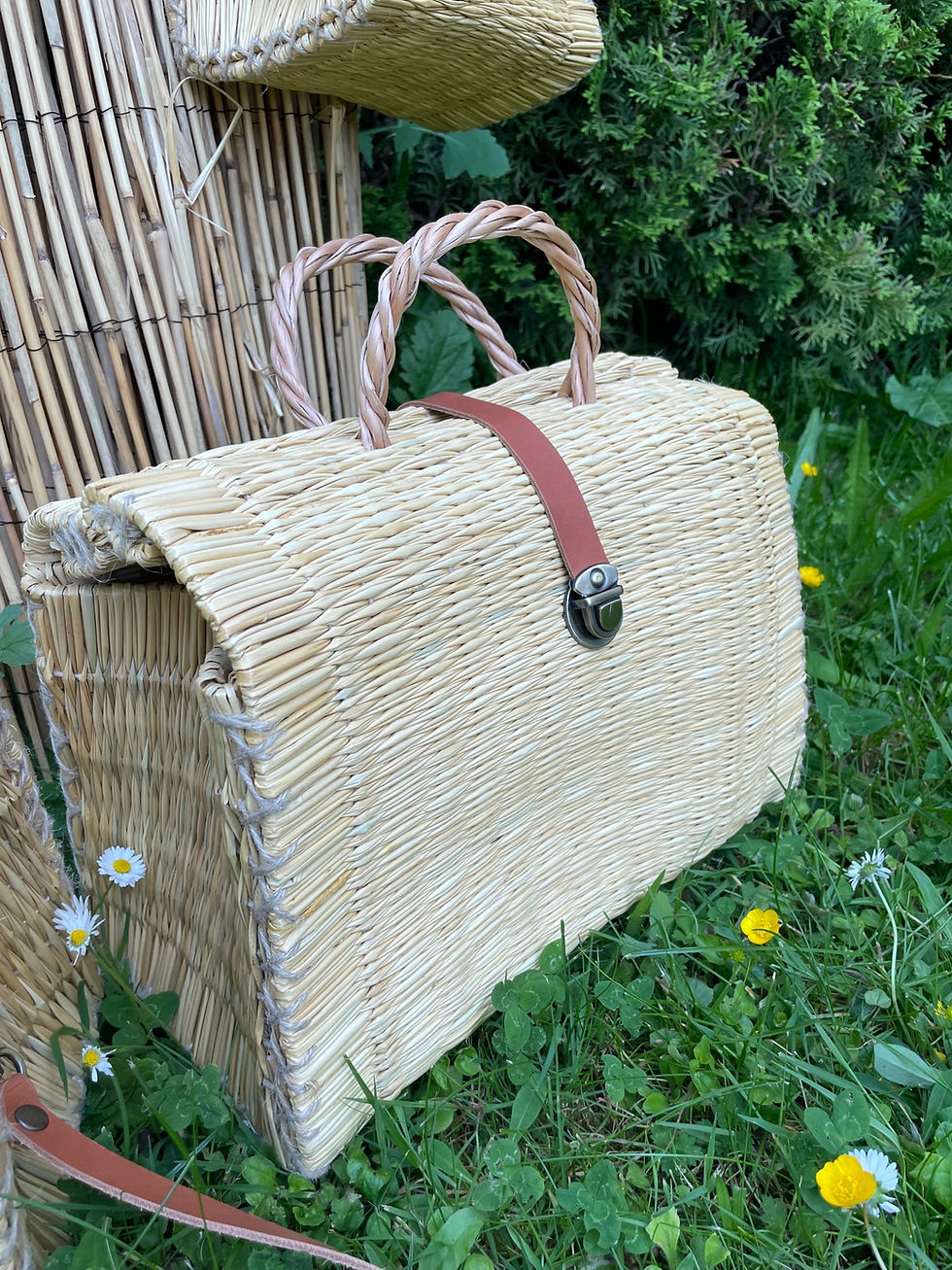 Thumbnail: Rattan Basket/Bag Size N1