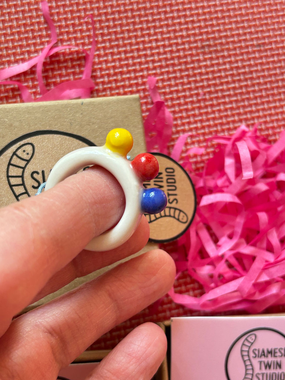 Thumbnail: Bubble - Porcelain Ring