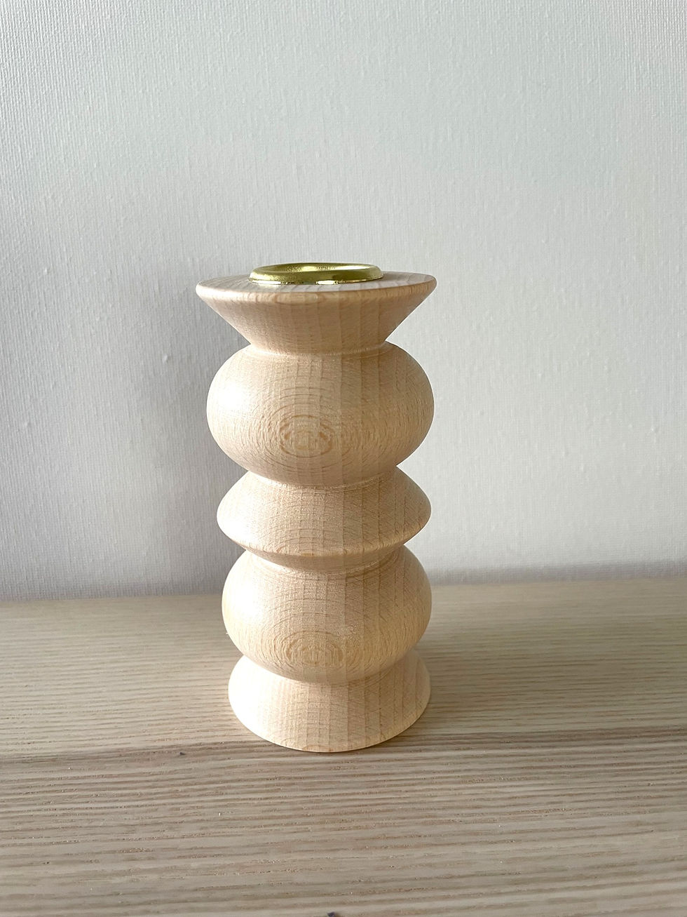 Miniatura: Totem Wooden Candle Holder n.4 - Tall / Medium