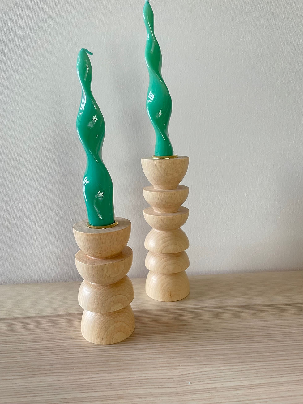 Miniaturbild: Totem Wooden Candle Holder n.4 - Tall / Medium