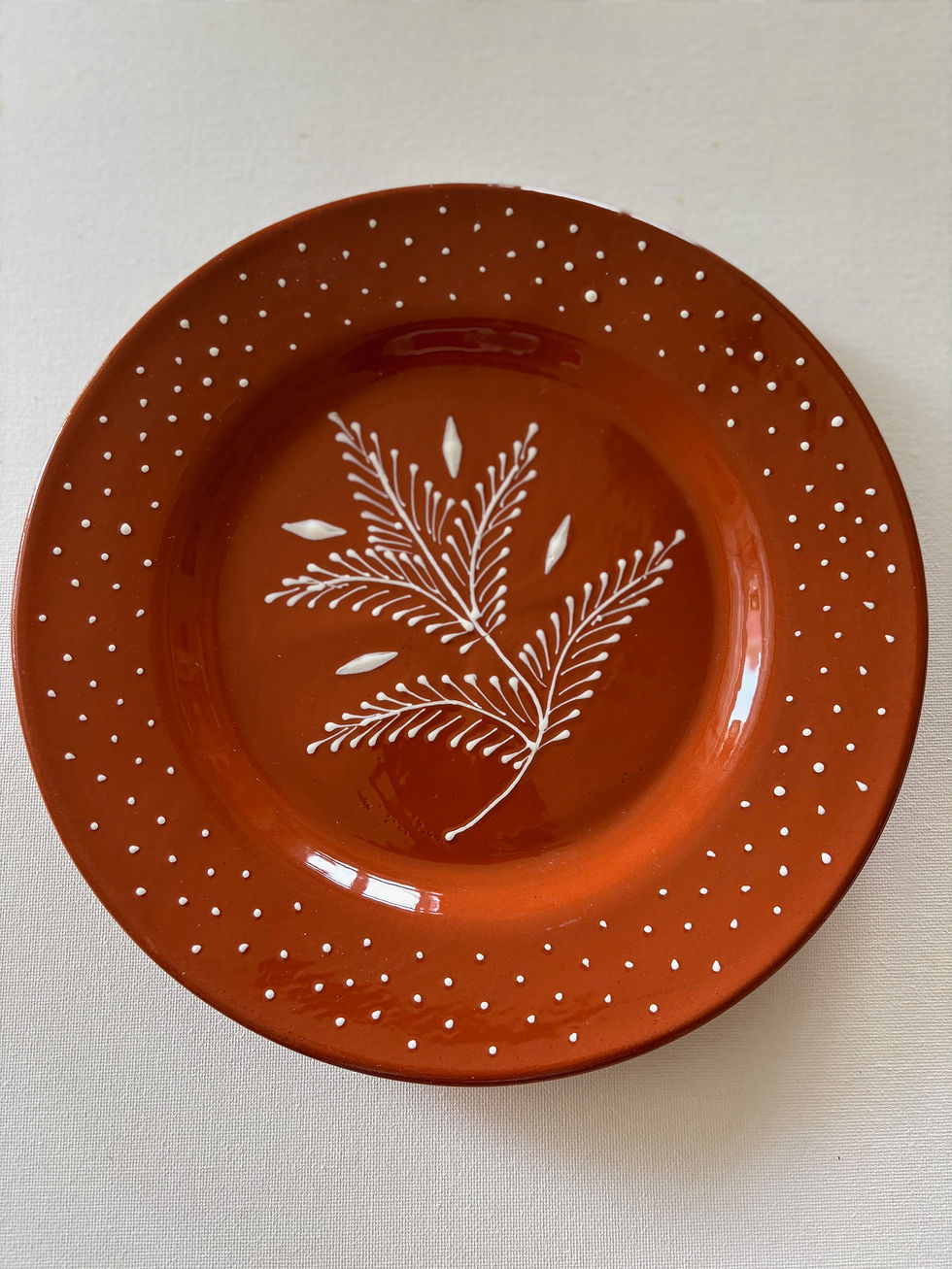 Thumbnail: Painted clay plate