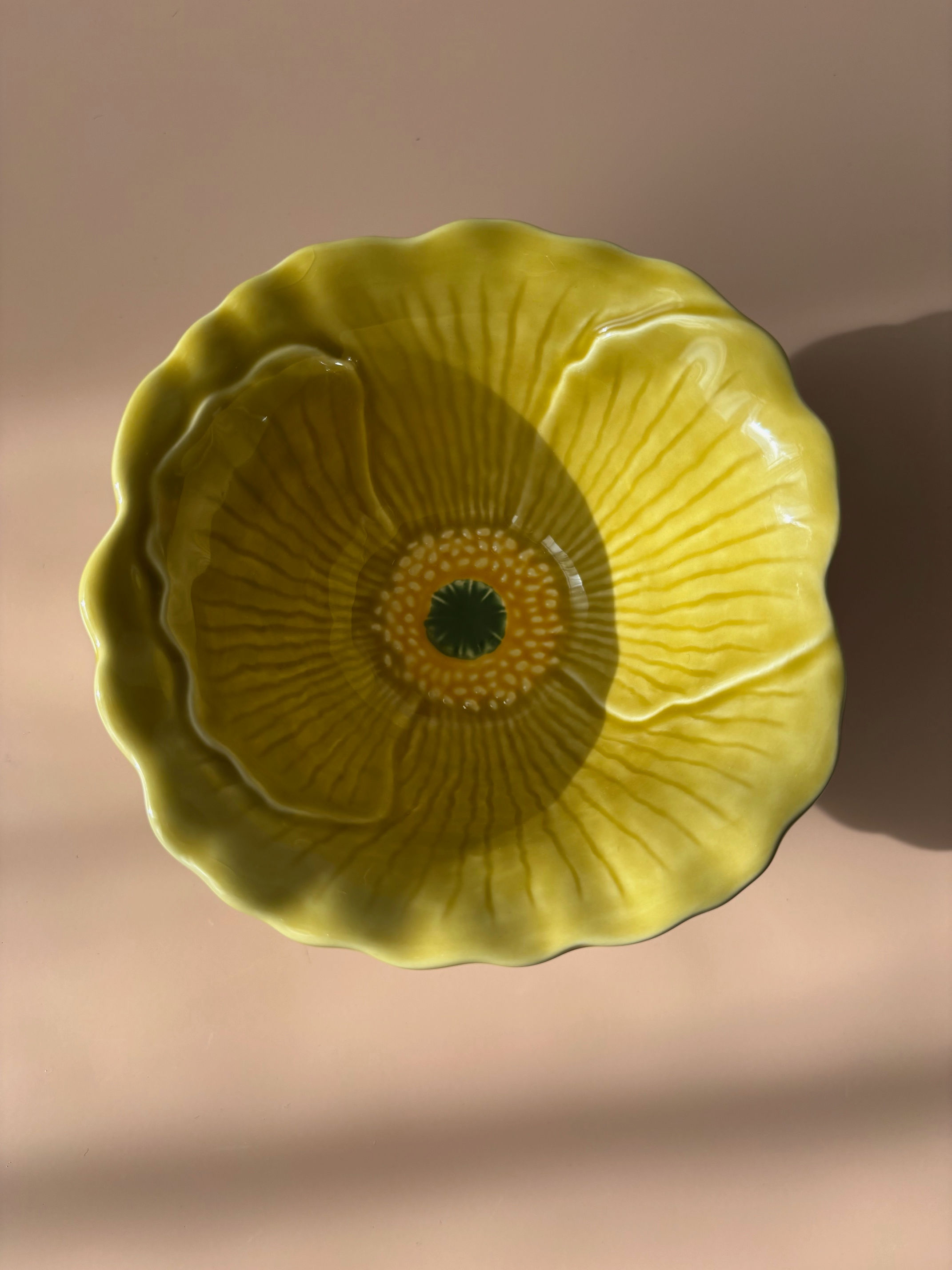 San Raphael Wild Flower Bowl 12 cm - Green - Bordallo Pinheiro