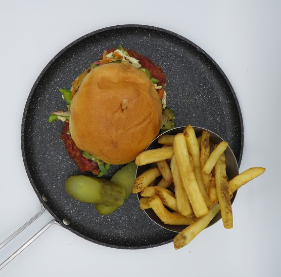 Arranged Food and Objects