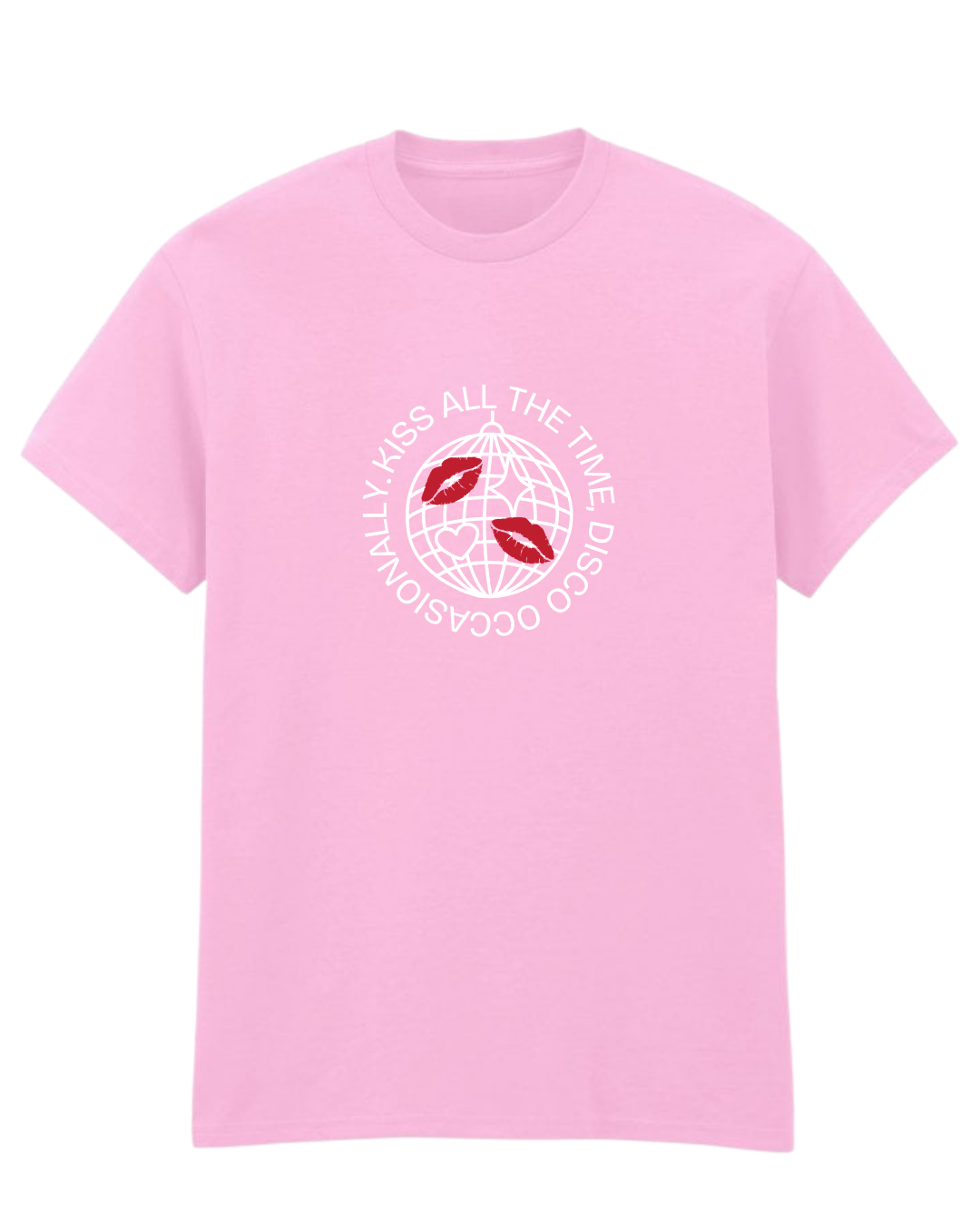 KISS ALL THE TIME,DISCO OCCASSIONALLY PINK ROUND