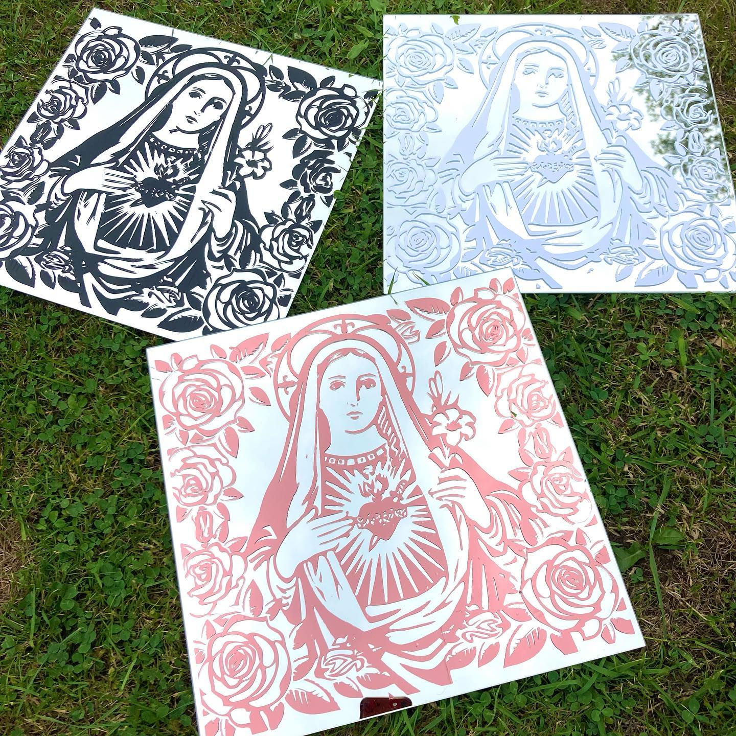 Our Lady Square Mirror