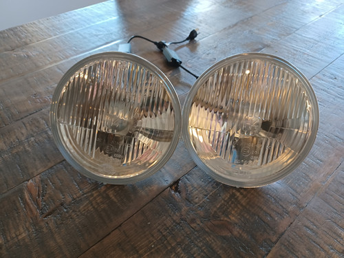 6v vintage white LED headlights | Vintagetraderaz