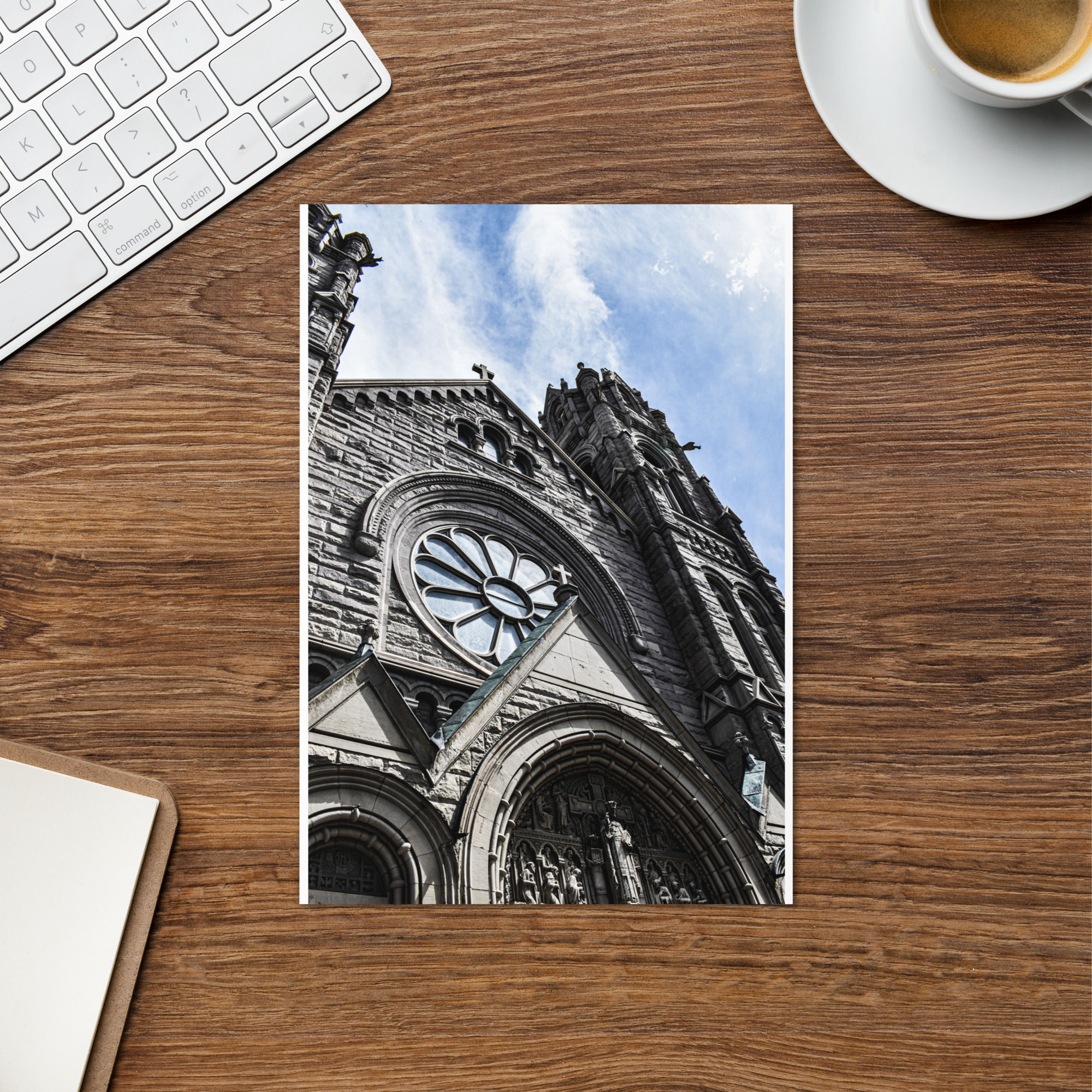 Posing Building - Artisan Greeting Card