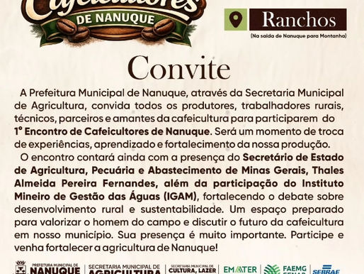 1º ENCONTRO DE CAFEICULTORES DE NANUQUE