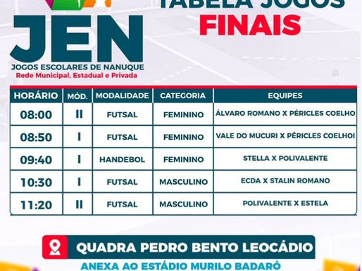 JOGOS ESCOLARES DE NANUQUE
