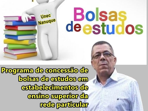 TERMINA NESTA SEXTA (14/7) O PRAZO DE INSCRIÇÃO PARA BOLSAS DE ESTUDOS FILANTRÓPICAS DO UNEC