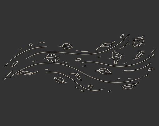 Leaves Blowing in the Wind