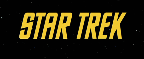 Original Star Trek logo from The Original Series